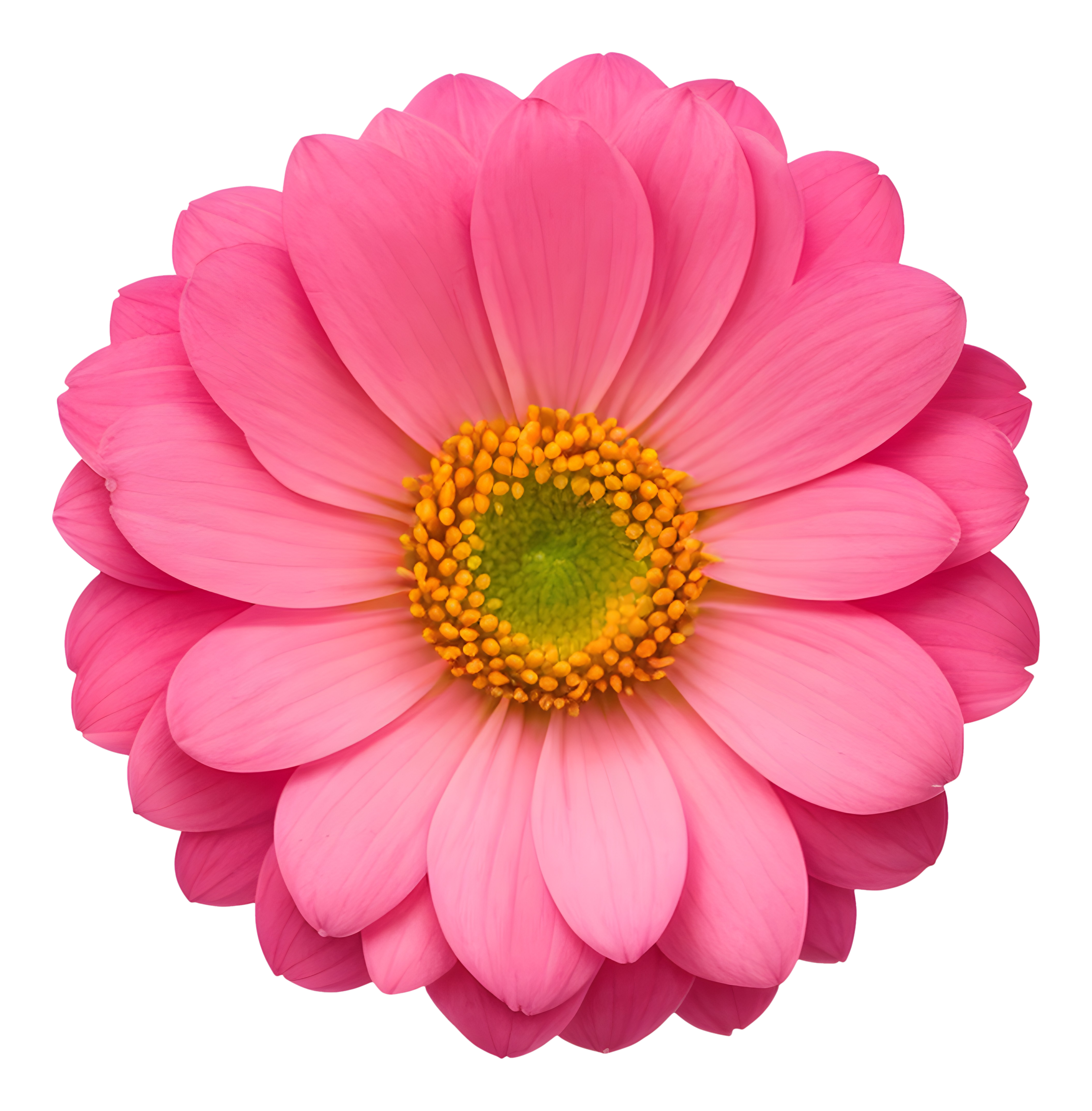 pink flower isolated on transparent background