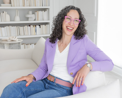 Medium Shoot of Dr Lisa smiling and looking off in distance